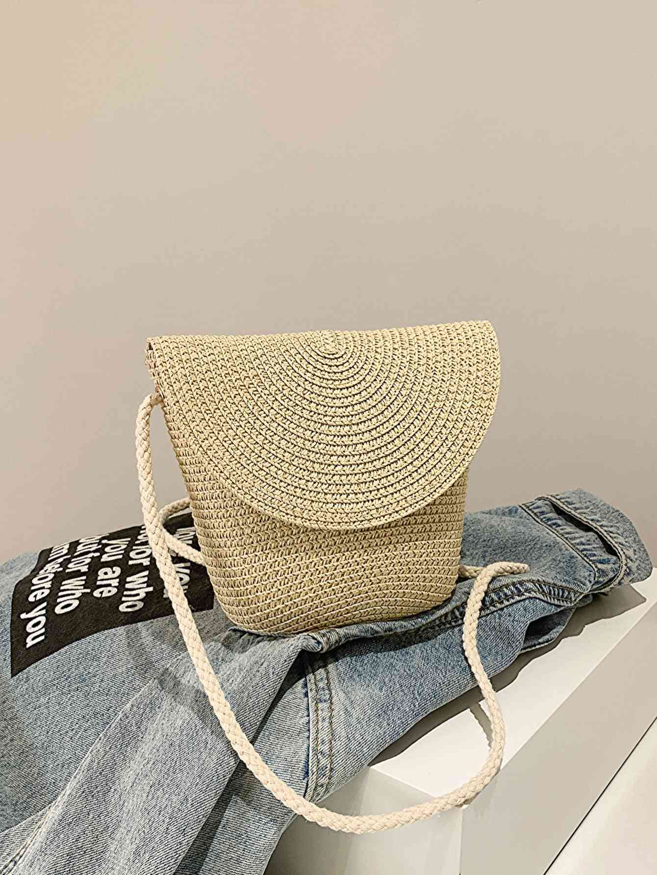 TEEK - Crochet Shoulder Bag BAG TEEK Trend Tan  