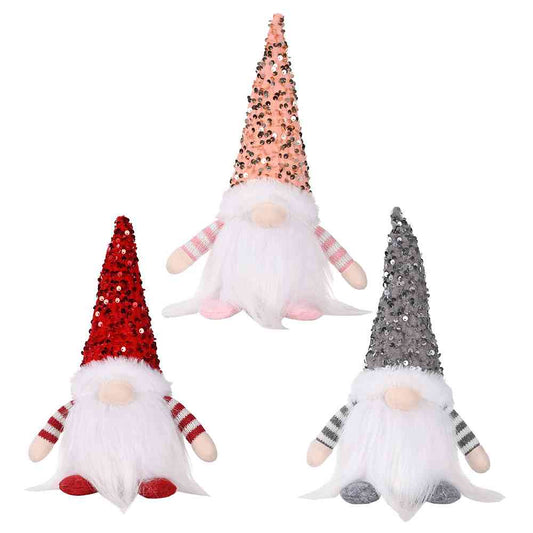 TEEK - Sequin Light-Up Faceless Gnome Decor HOME DECOR TEEK Trend   