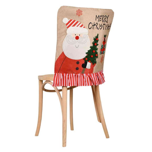 TEEK - MERRY CHRISTMAS Chair Cover HOME DECOR TEEK Trend Deep Red  