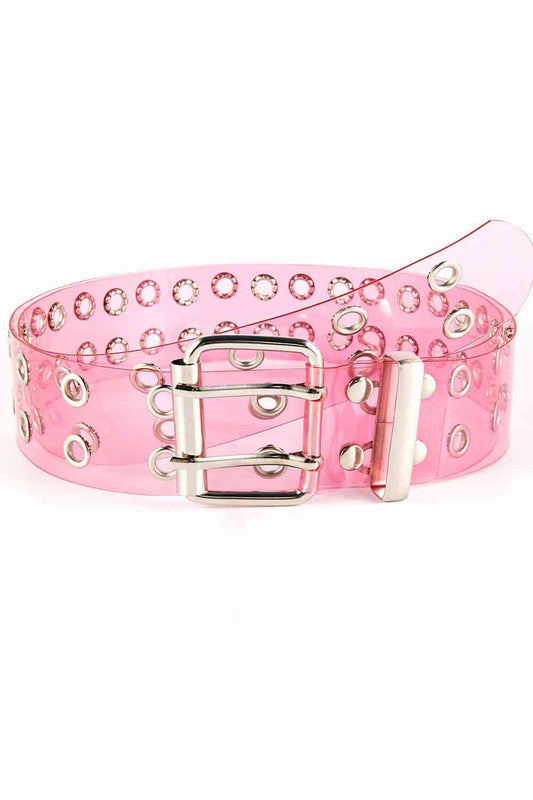 TEEK - Pink Grommet PVC Belt BELT TEEK Trend   