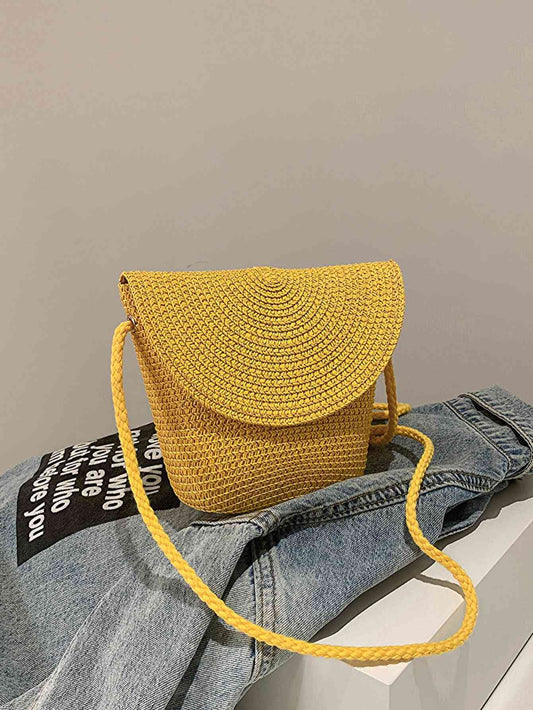 TEEK - Crochet Shoulder Bag BAG TEEK Trend Mustard  