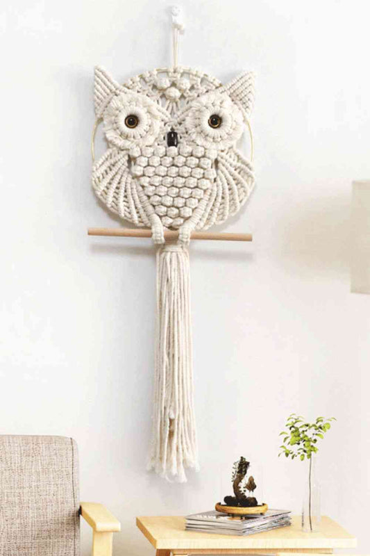TEEK - Hand-Woven Owl Macrame Wall Hanging Decor HOME DECOR TEEK Trend   