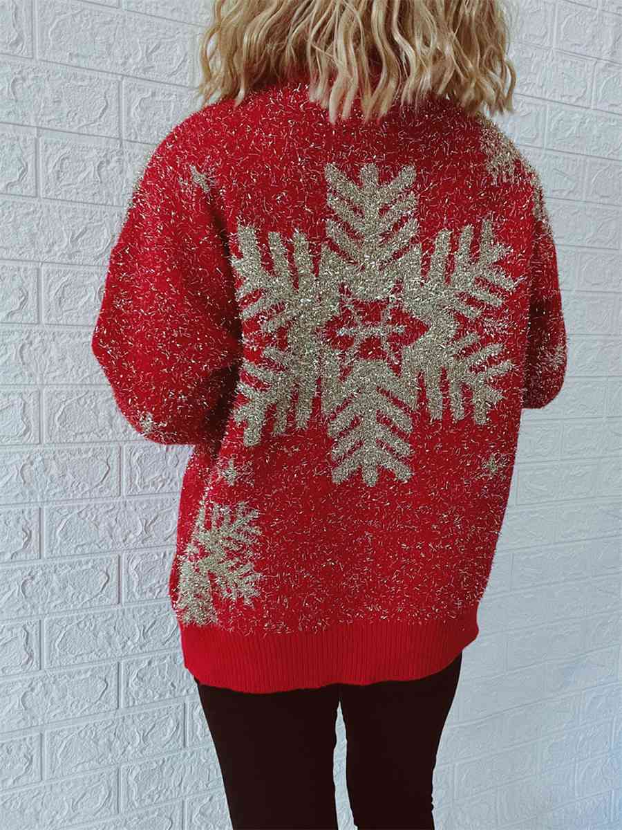 TEEK - Christmas Red Round Neck Sweater SWEATER TEEK Trend   