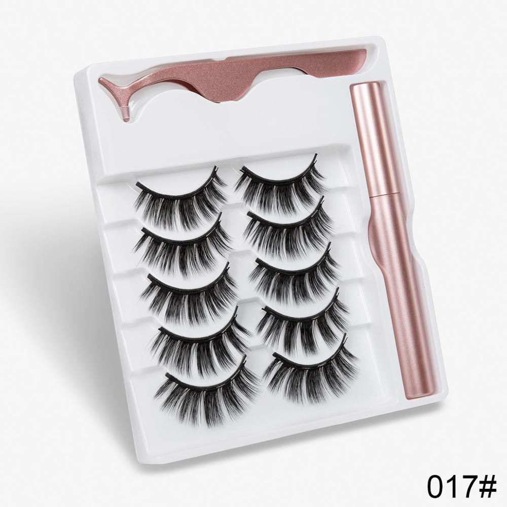 TEEK - 5 Pair Magnetic Eyelashes Set | Various Styles EYELASHES theteekdotcom 017  