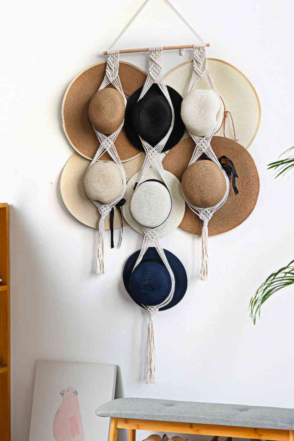 TEEK - Macrame Multiple Hat Hanger HOME DECOR TEEK Trend   