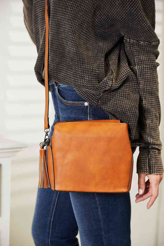TEEK - PU Leather Bag with Tassel BAG TEEK Trend   