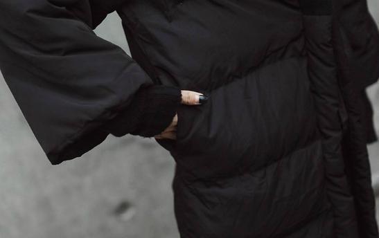 TEEK - Warped Wrap Puffer Coat COAT theteekdotcom   