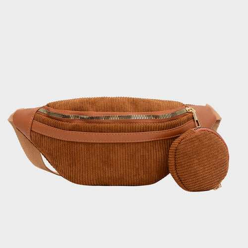 TEEK - Small Corduroy Sling Bag BAG TEEK Trend Caramel  