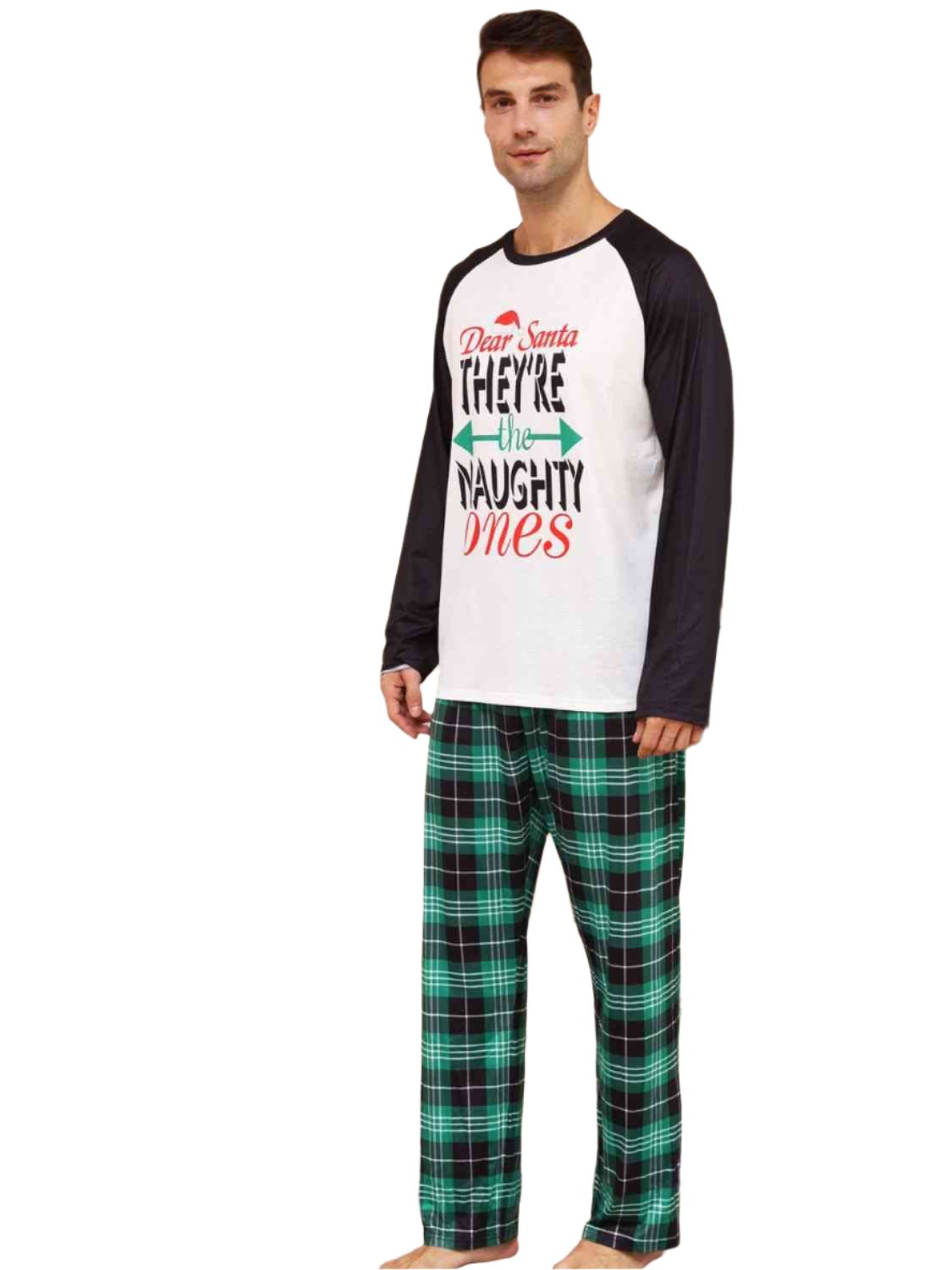 TEEK - Full Size Christmas Top and Plaid Pants Set SLEEPWEAR TEEK Trend S  