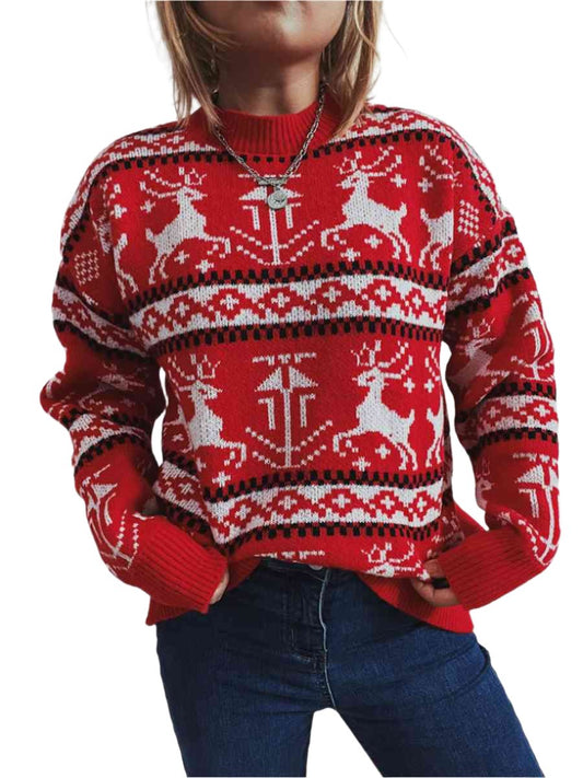 TEEK - Christmas Dropped Shoulder Sweater SWEATER TEEK Trend S  