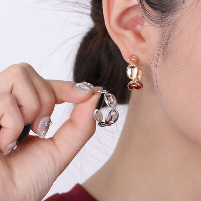 TEEK - Stainless Steel C-Hoop Earrings JEWELRY TEEK Trend   