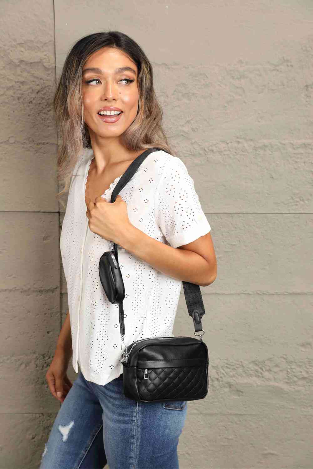 TEEK - AdoringShoulder Bag with Small Purse BAG TEEK Trend   