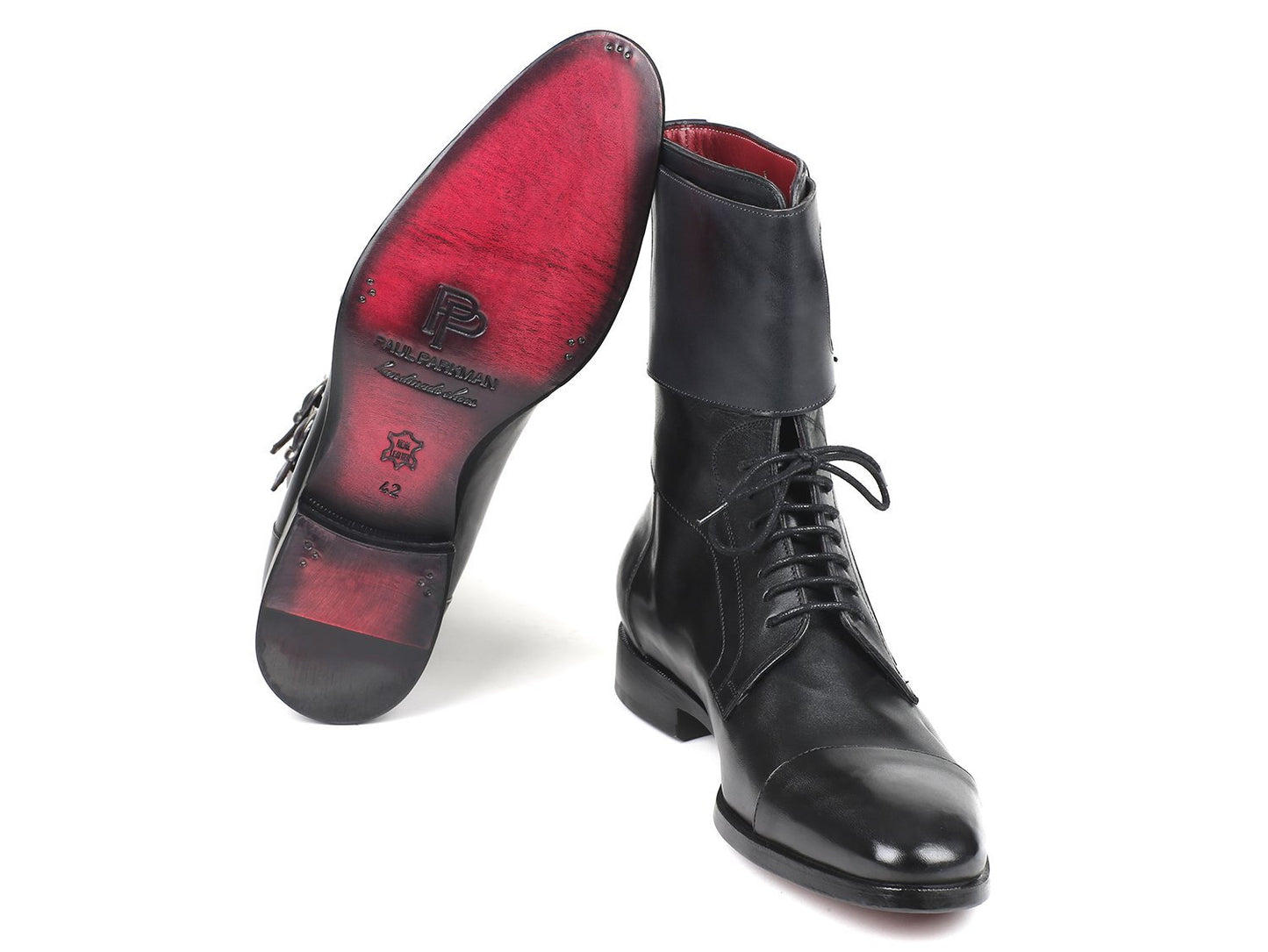 TEEK - Paul Parkman High Black Calfskin Boots SHOES theteekdotcom EU 38 - US 6  