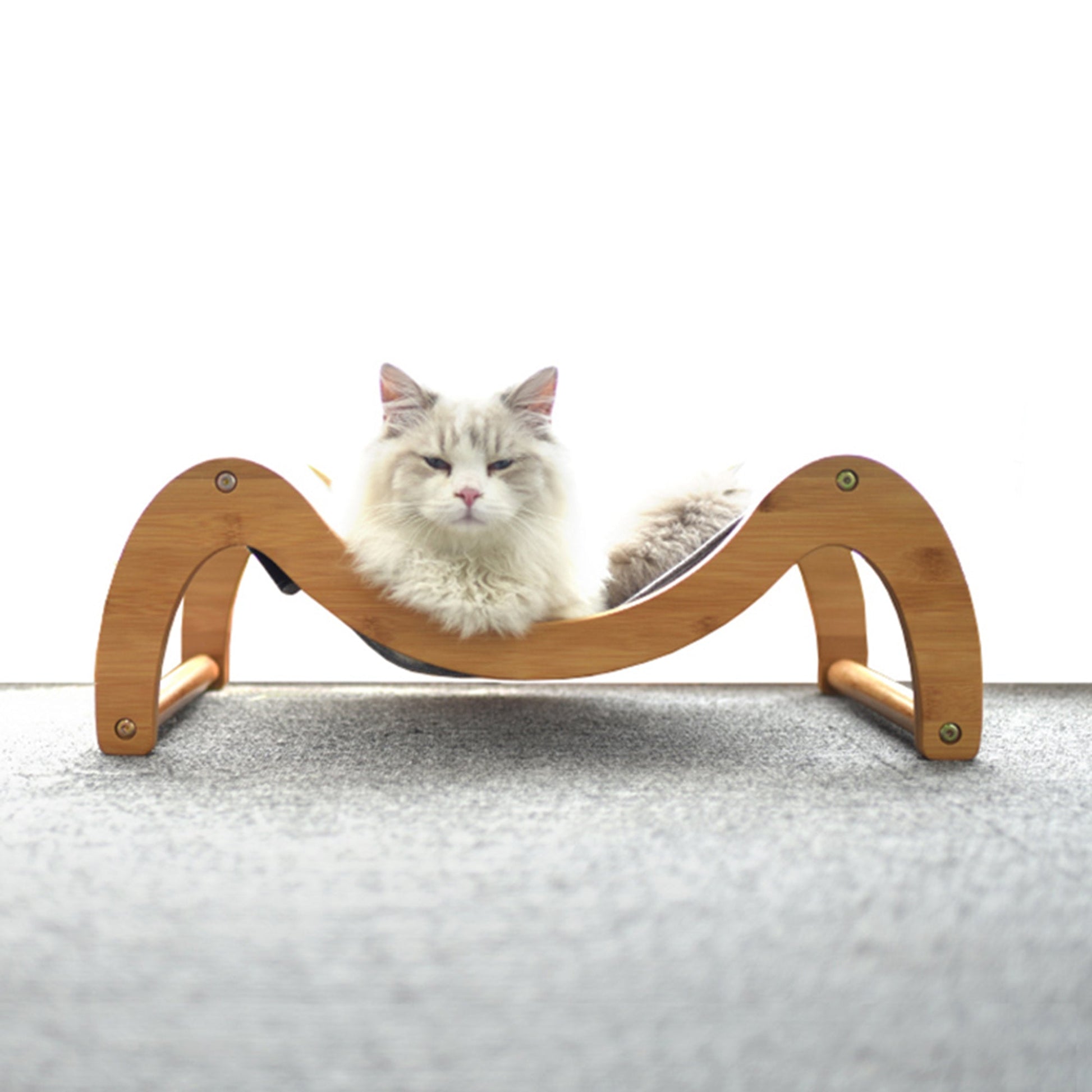 TEEK - Cat Bamboo Wooden Frame Hammock PET SUPPLIES theteekdotcom   