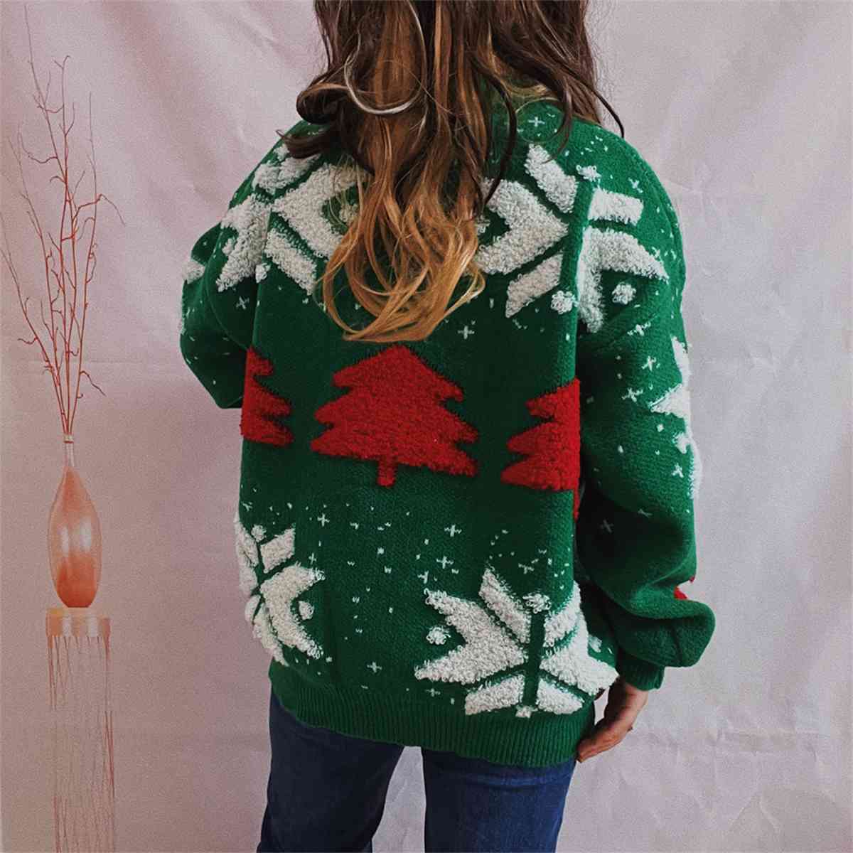 TEEK - Snowflake Long Sleeve Sweater SWEATER TEEK Trend   