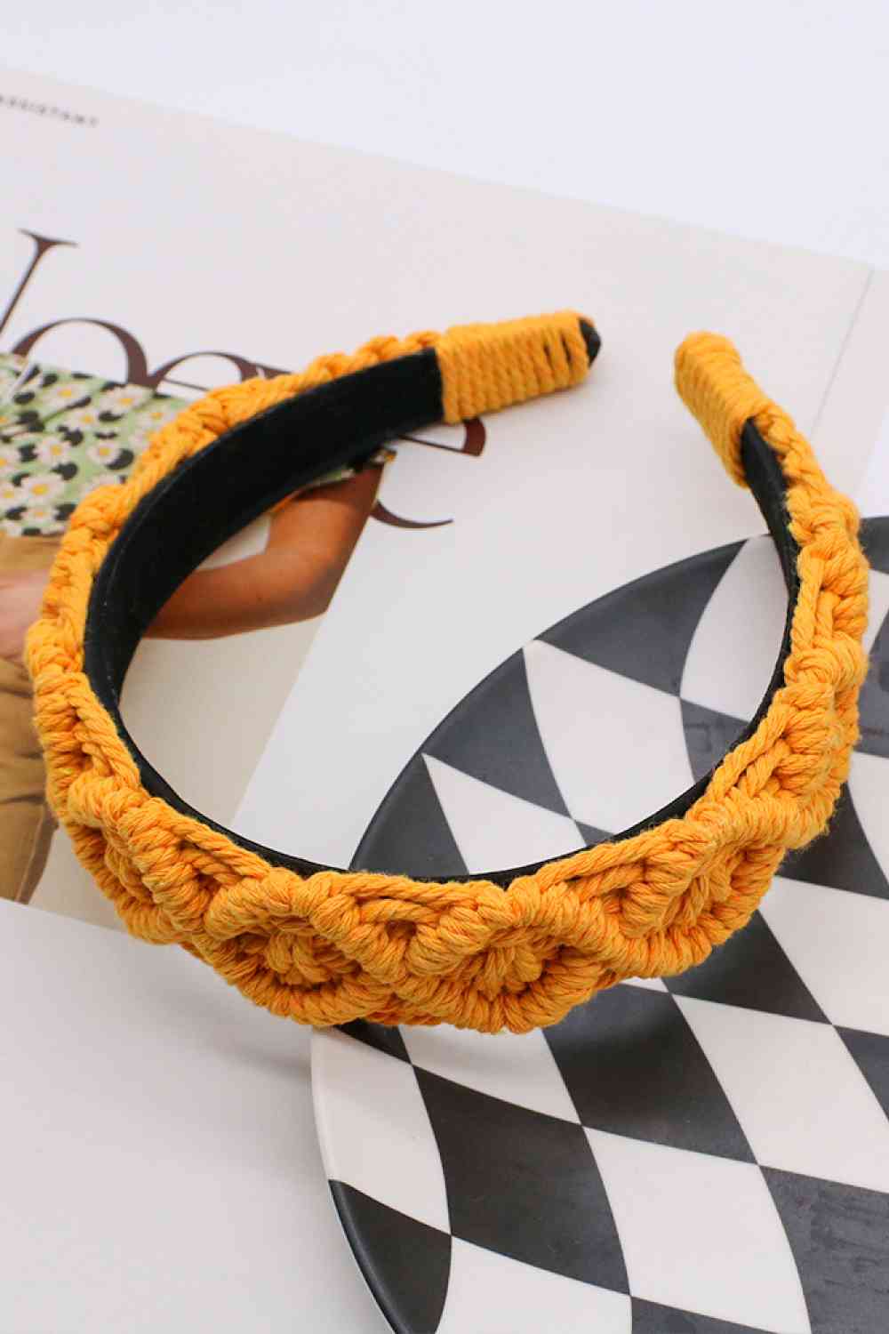 TEEK - Can't Stop You Macrame Headband HAIR SUPPLIES TEEK Trend Tangerine  