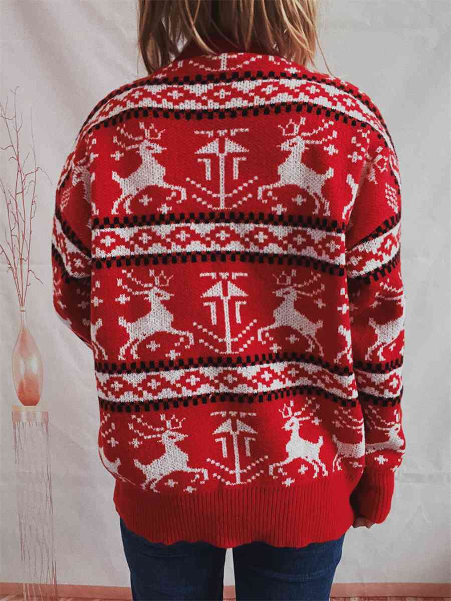 TEEK - Christmas Dropped Shoulder Sweater SWEATER TEEK Trend   