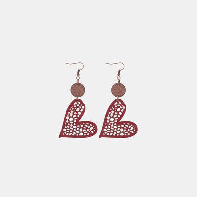 TEEK - Iron Hook Heart Earrings JEWELRY TEEK Trend   