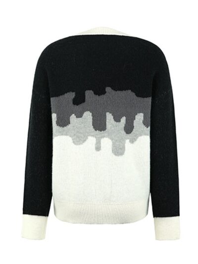 TEEK - Fade Color Block Sweater SWEATER TEEK Trend   