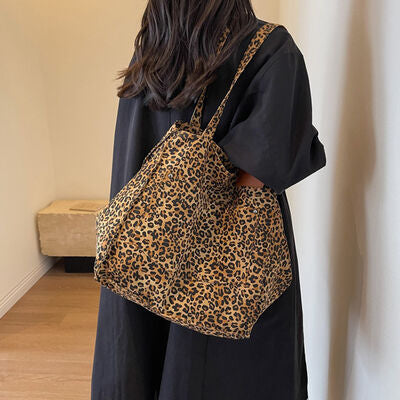 TEEK - Leopard Canvas Tote Bag BAG TEEK Trend   