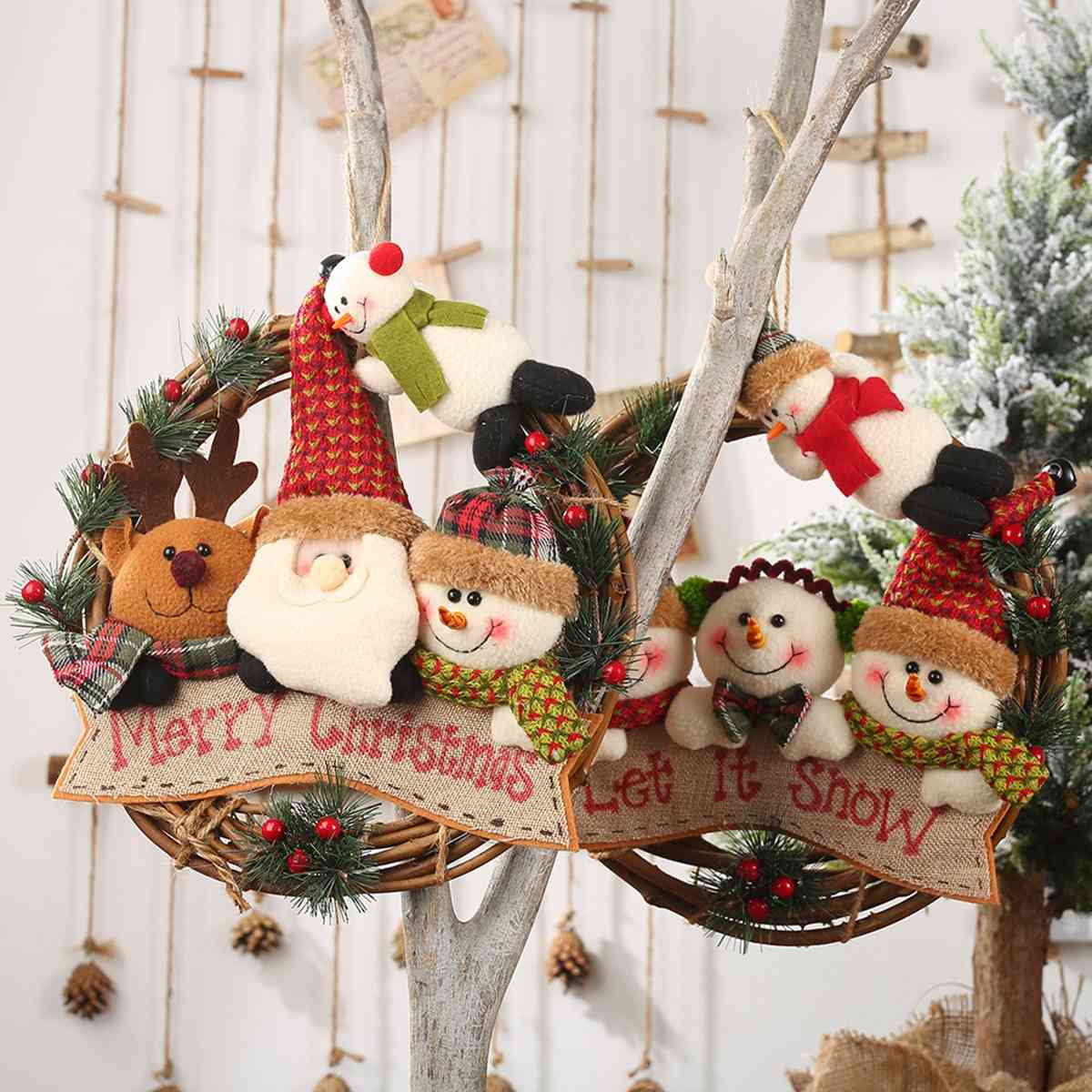 TEEK - Christmas Doll Wreath HOME DECOR TEEK Trend   