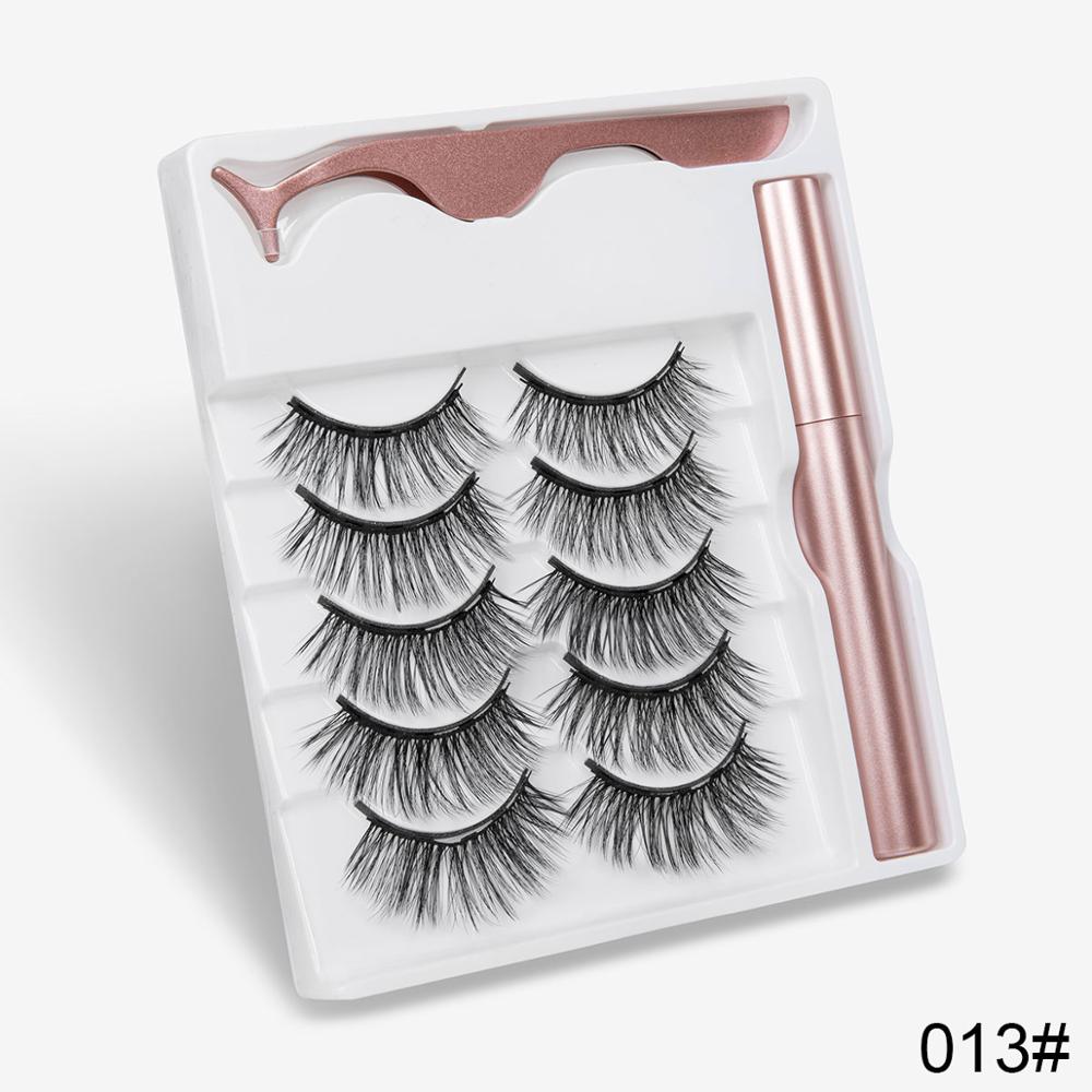 TEEK- 5 Pair Magnetic Eyelashes Set | Various Styles EYELASHES theteekdotcom 013  