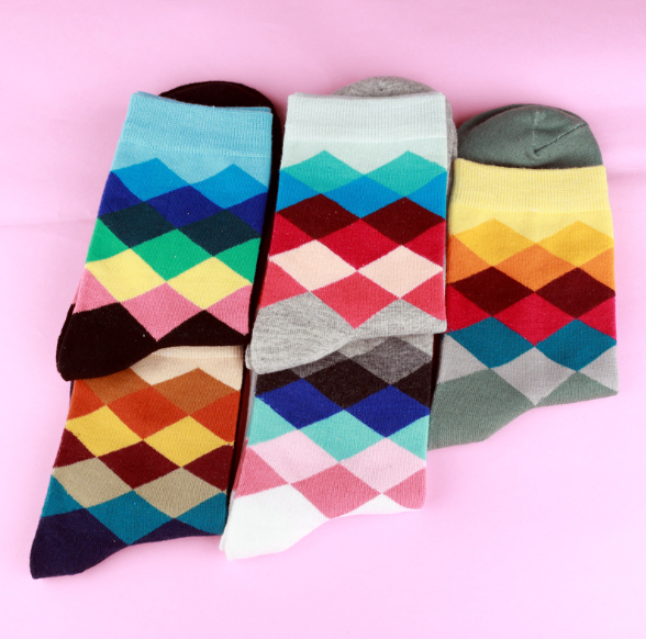 TEEK - Color Checkbox Socks SOCKS theteekdotcom   