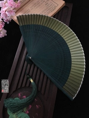 TEEK - Jap Gradient Folding Hand Fan FAN theteekdotcom style 6  