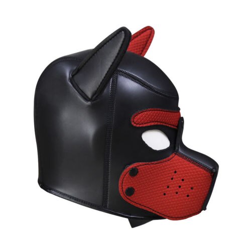 TEEK - Dog Full Head Soft Padded Latex Rubber Mask MASK theteekdotcom   