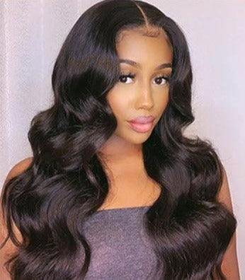 TEEK - Highlight Brown Ombre 180 Remy Peruvian Lace Frontal Wig HAIR theteekdotcom Natural Color 14inches 180Density 13x4x1