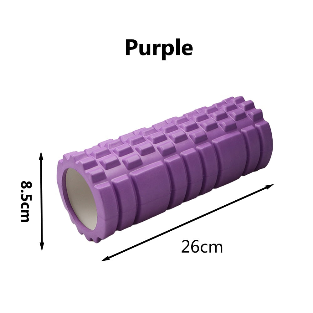TEEK - Column Fitness Foam Roller EXERCISE EQUIPMENT theteekdotcom purple 10.24x3.35in  