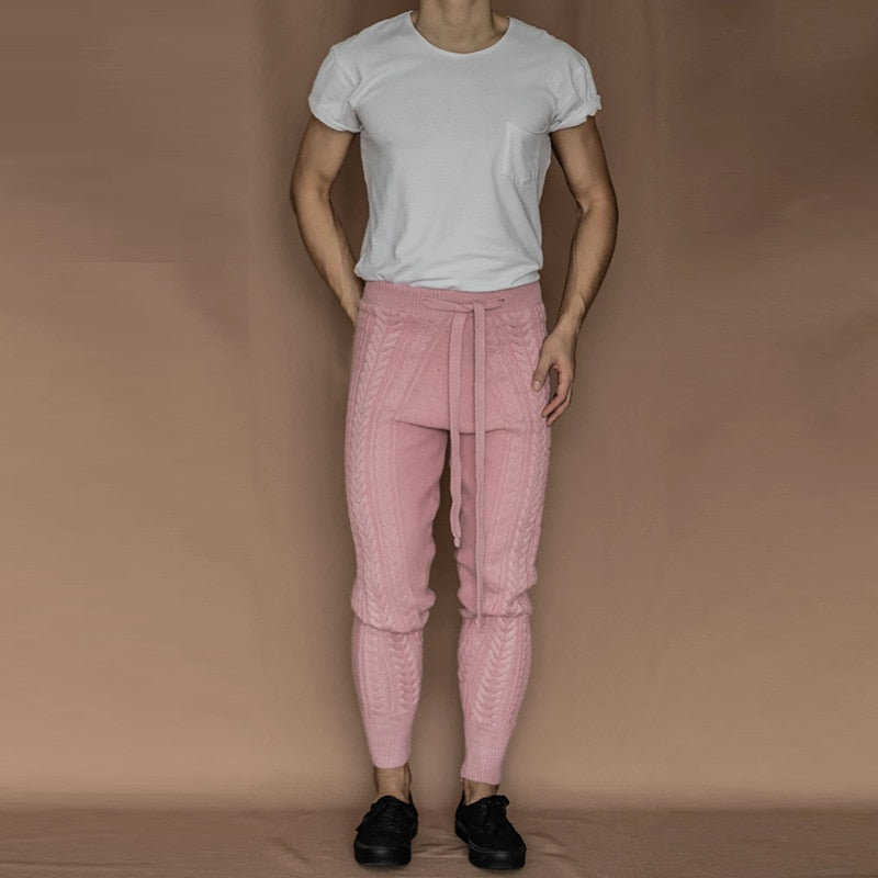 TEEK - Lace-up Zipper Drawstring Pants PANTS theteekdotcom S Pink 