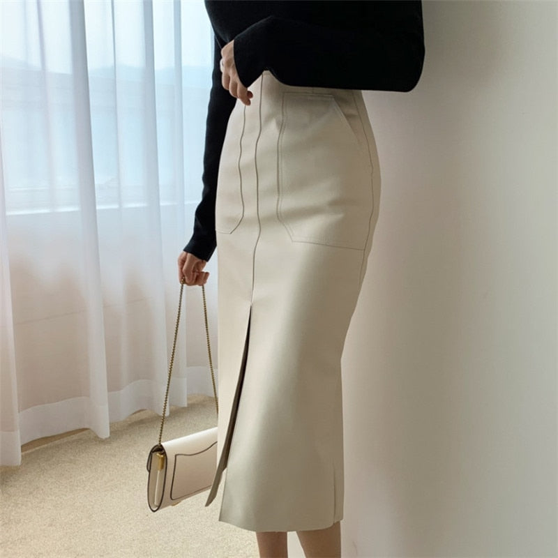 TEEK - Sleek Pocket Skirt SKIRT theteekdotcom   