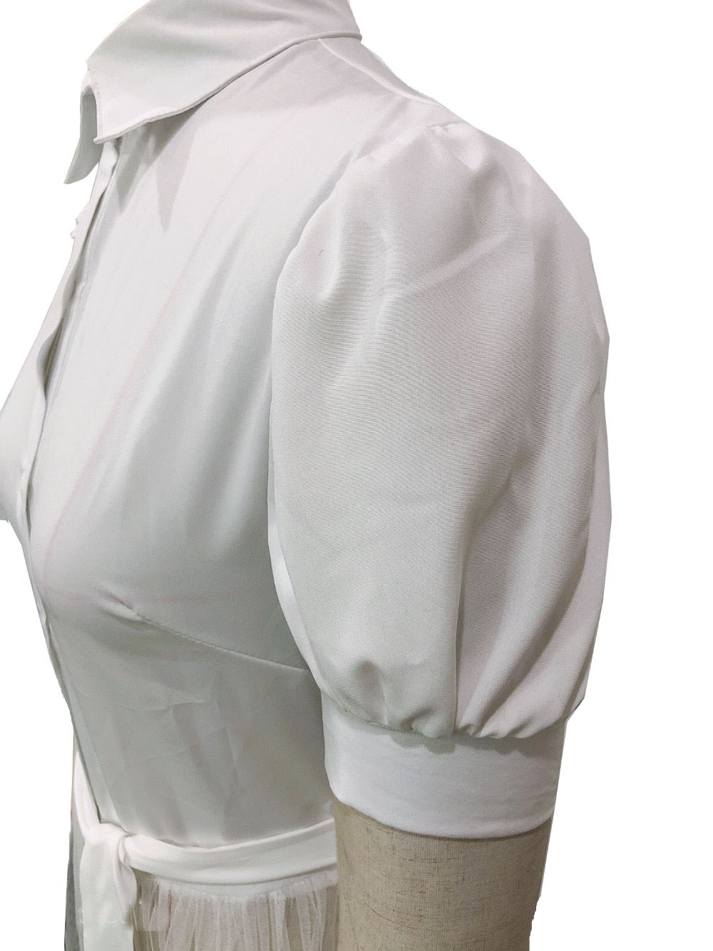 TEEK - Button Gauze Dress Shirt TOPS theteekdotcom   