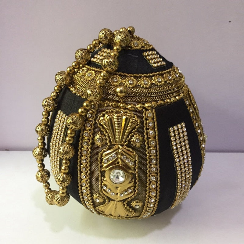 TEEK - Indian Antique Style Metal Handbags BAG theteekdotcom 1  