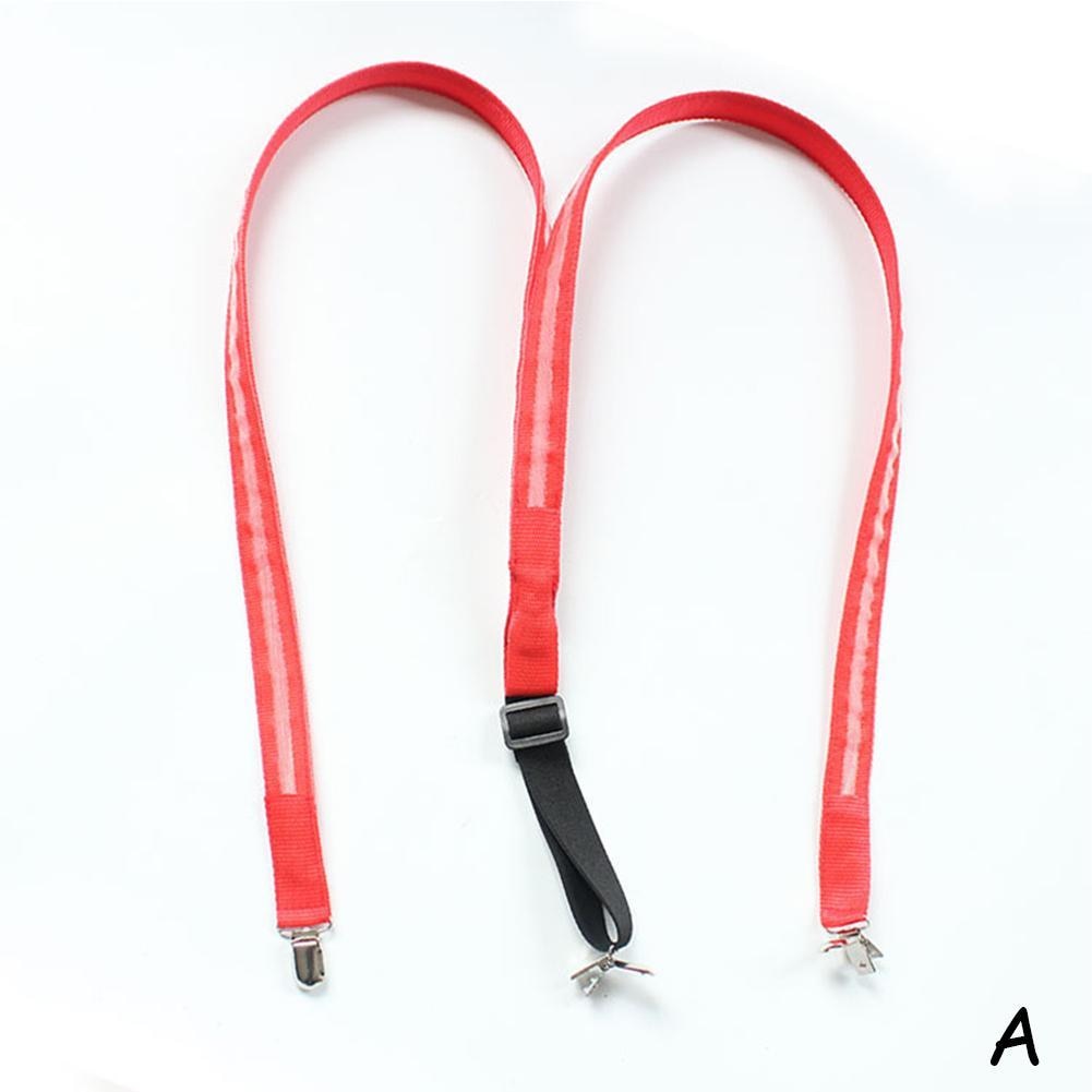 TEEK - LED Light Suspenders SUSPENDERS theteekdotcom A red  