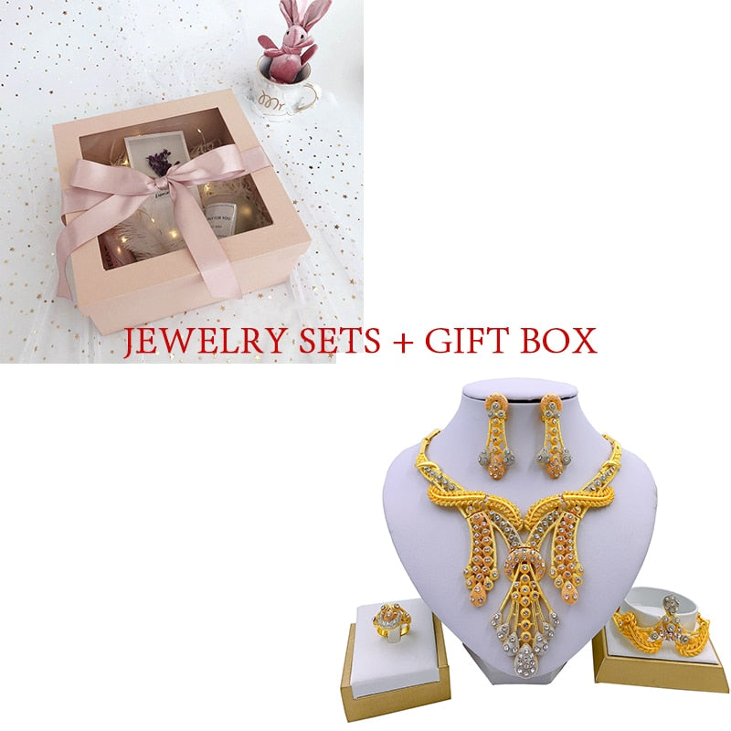 TEEK - The Elegant Empire Set | Various Colors JEWELRY theteekdotcom Multicolor and box Clear Resizable | 16.93in