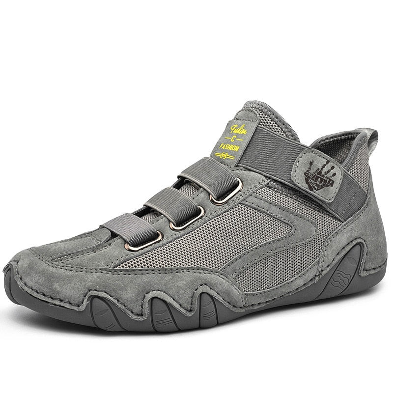 TEEK - Modern Mocca-Strap Driving Shoes SHOES theteekdotcom gray 6.5 