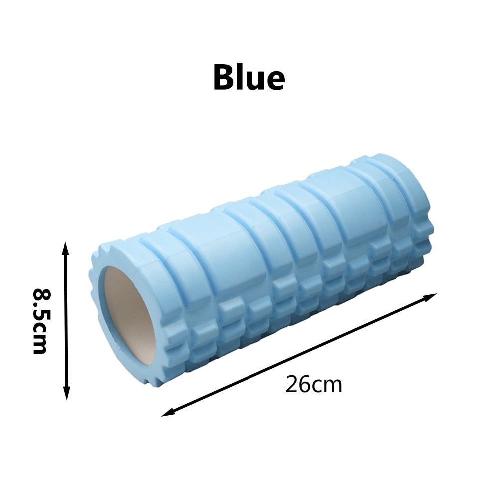 TEEK - Column Fitness Foam Roller EXERCISE EQUIPMENT theteekdotcom blue 10.24x3.35in  
