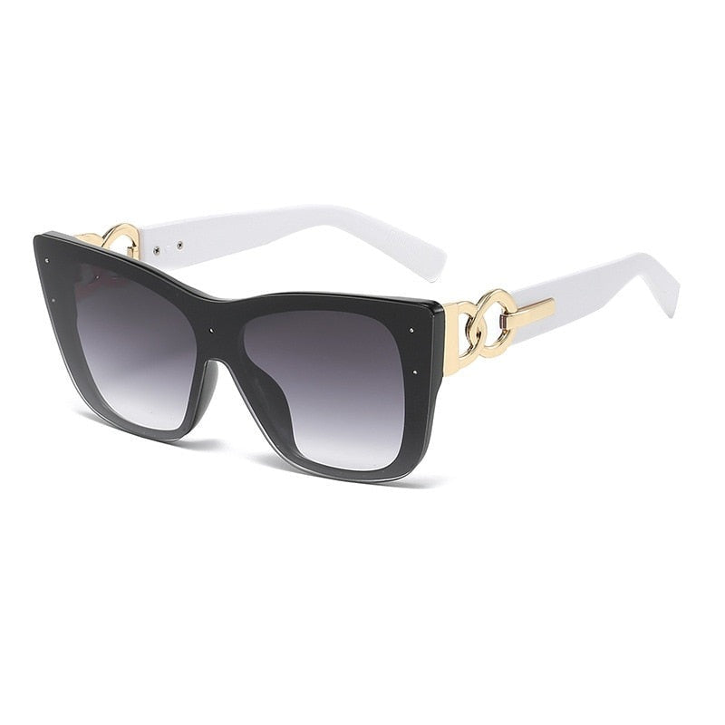 TEEK - Rimless Cattie Tint Sunglasses EYEGLASSES theteekdotcom Black White 25-30 days 