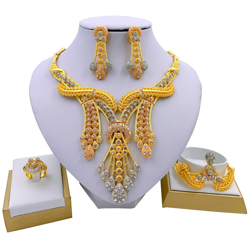 TEEK - The Elegant Empire Set | Various Colors JEWELRY theteekdotcom Multicolor Sets Clear Resizable | 16.93in