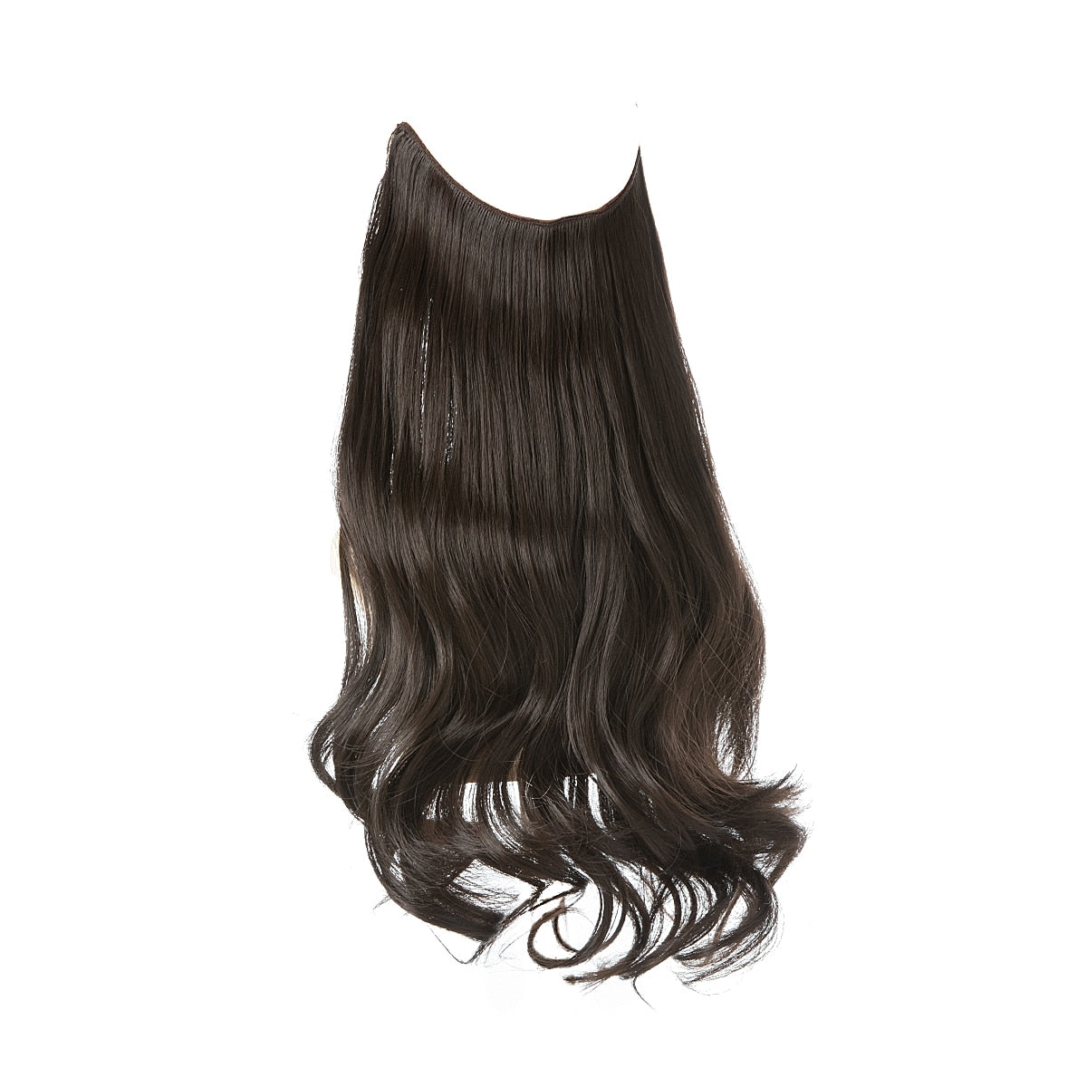TEEK - Invisible Synth No Clip No Comb Wave Hair Extensions | Dark Varieties HAIR theteekdotcom Dark Brown 14inches 