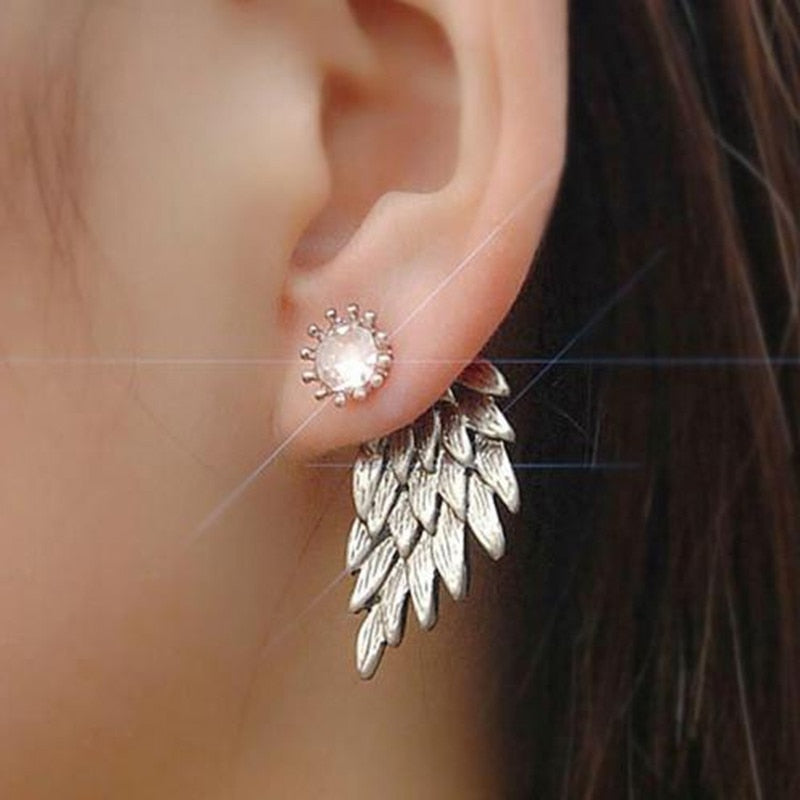 TEEK - Crystal Stud Variety Earrings JEWELRY theteekdotcom e065silver  