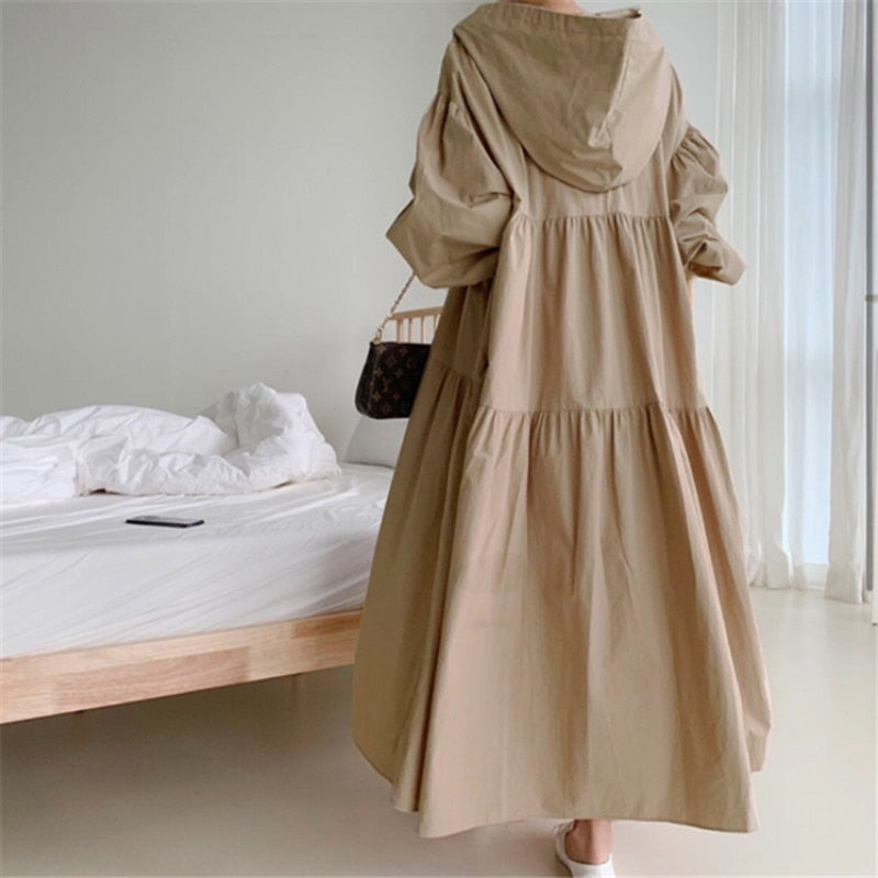 TEEK - Pocketed Hoodie Dress DRESS theteekdotcom   