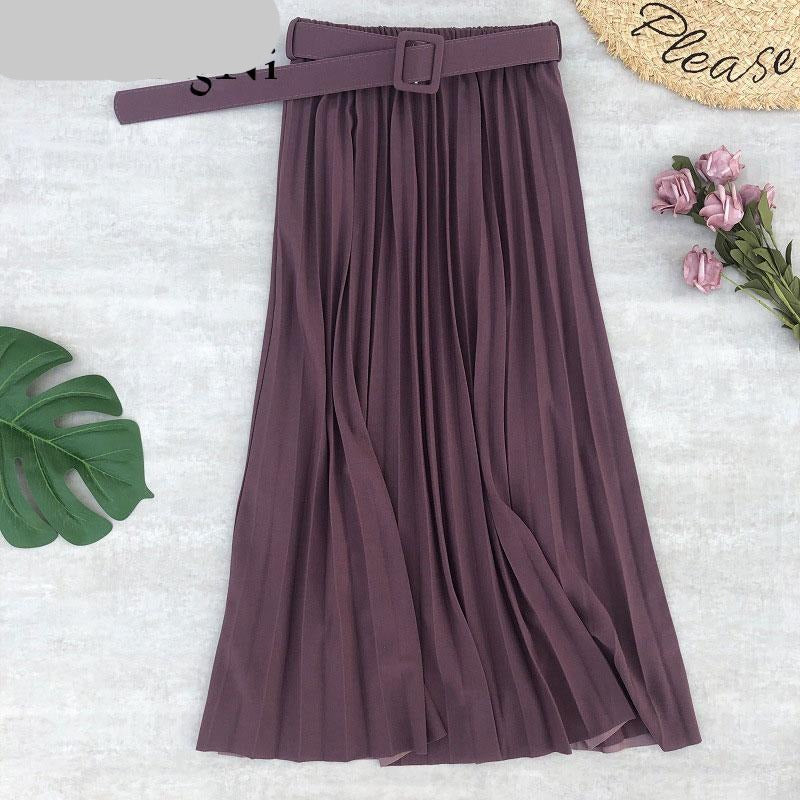 TEEK - Flex Pleated Skirt SKIRT theteekdotcom Purple One Size 