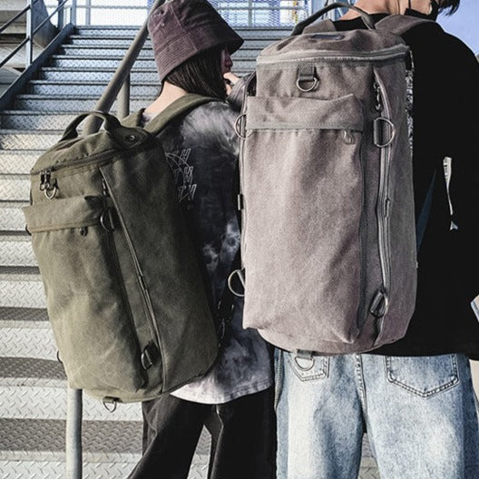 TEEK - Mens Canvas Bucket Backpack BAG theteekdotcom   