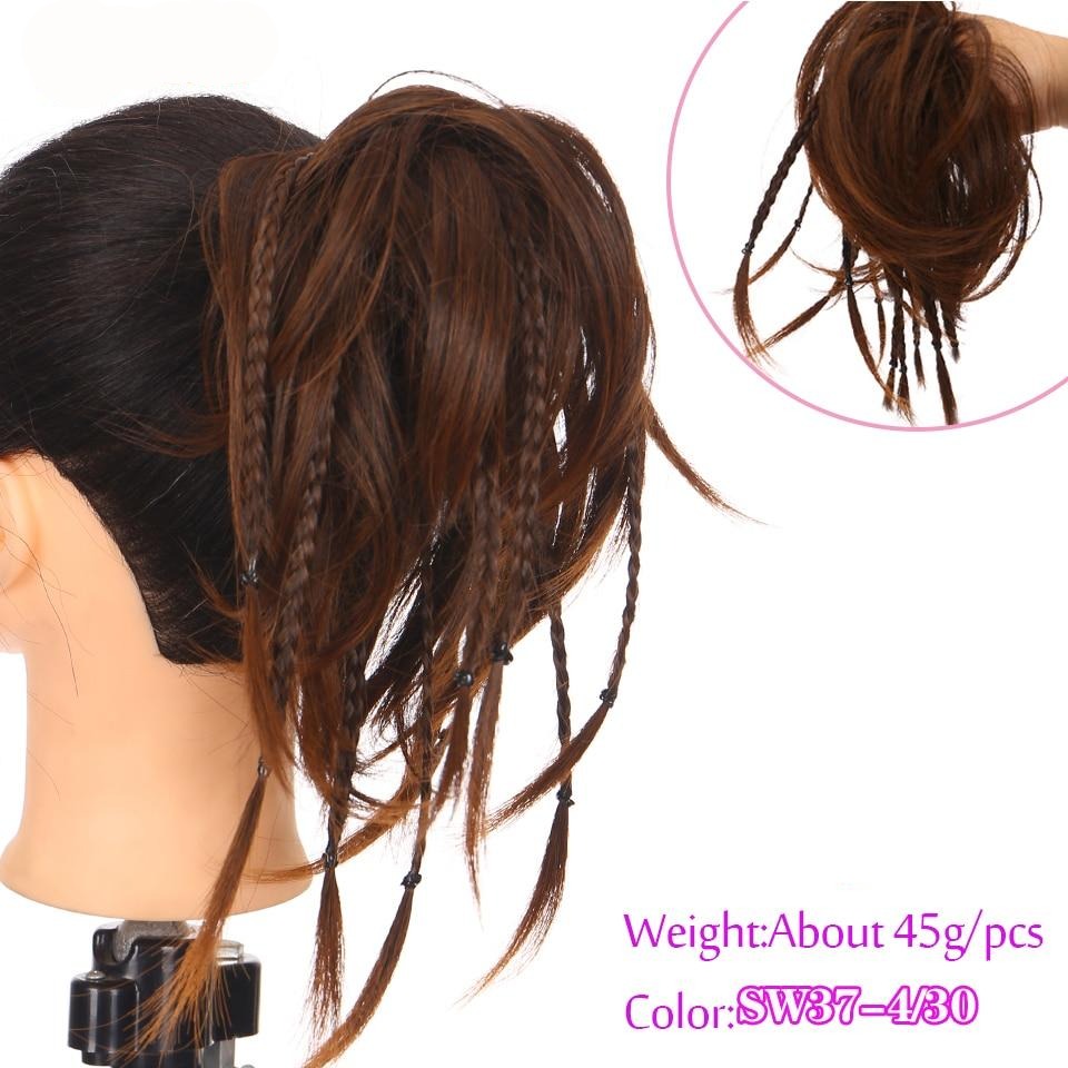 TEEK -Messy Straight Donut Hair Bow HAIR theteekdotcom SW37-4-30  