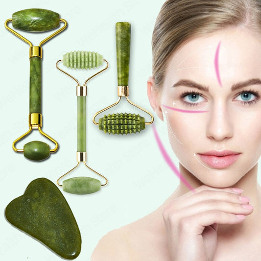 TEEK - Natural Jade Face Tools FACIAL SUPPLIES theteekdotcom   