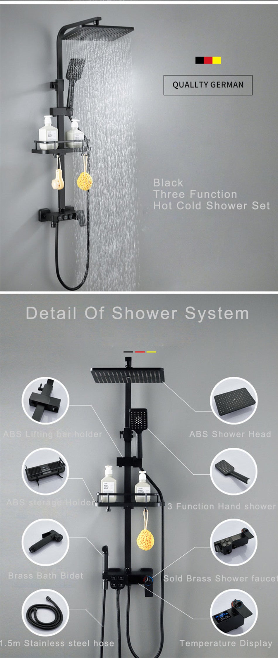 TEEK - Digital Boss Bathroom Shower System HOME DECOR theteekdotcom   