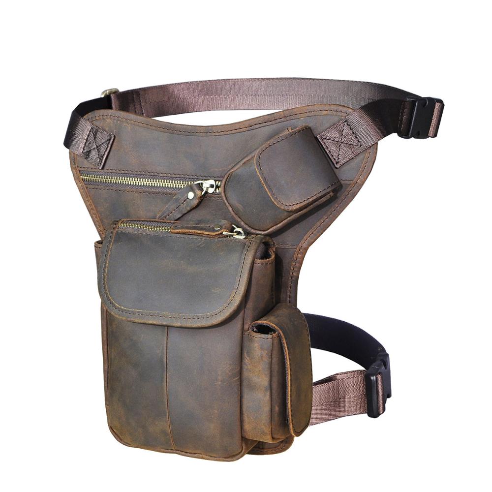 TEEK - Real Leather Multifunction Drop Leg Bag | Various BAG theteekdotcom dark brown  